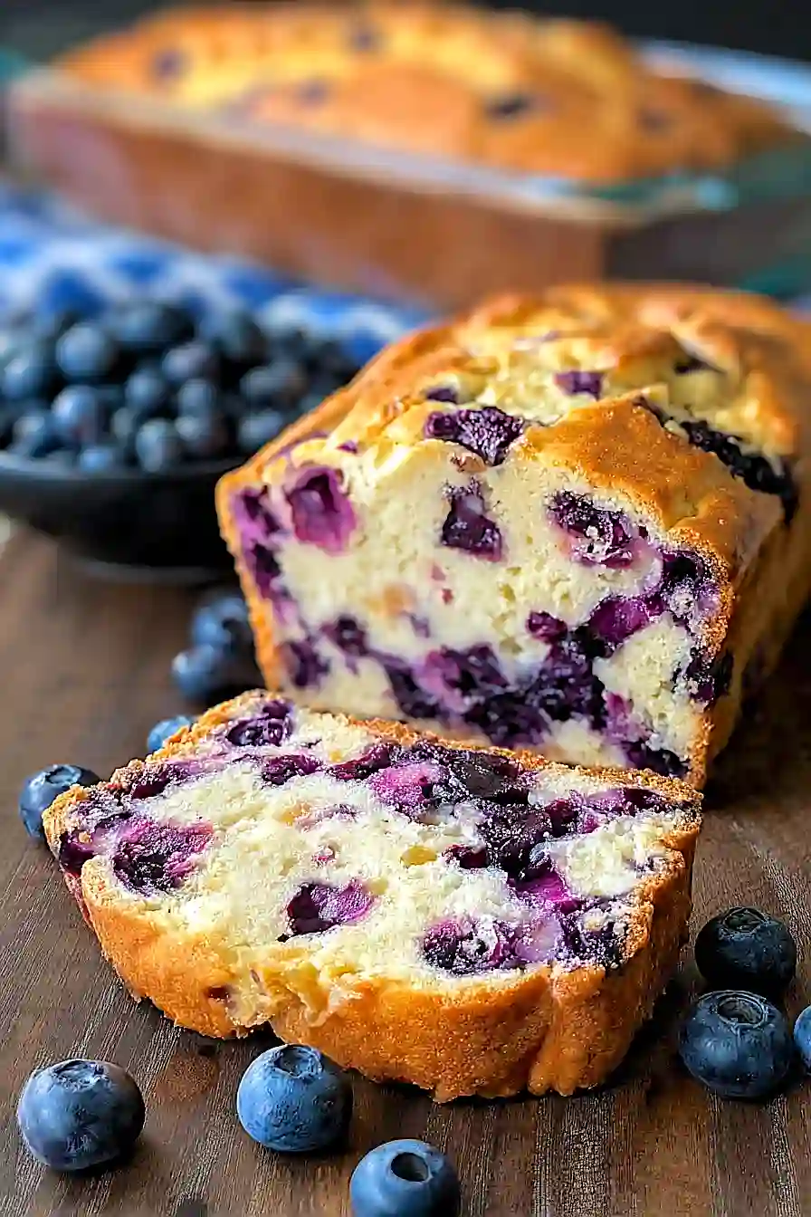 Blueberry Cream Cheese Bread