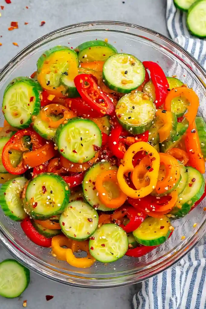 Cucumber Pepper Salad