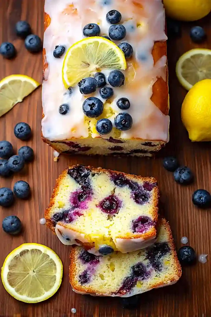 Lemon Blueberry Jogurt Loaf