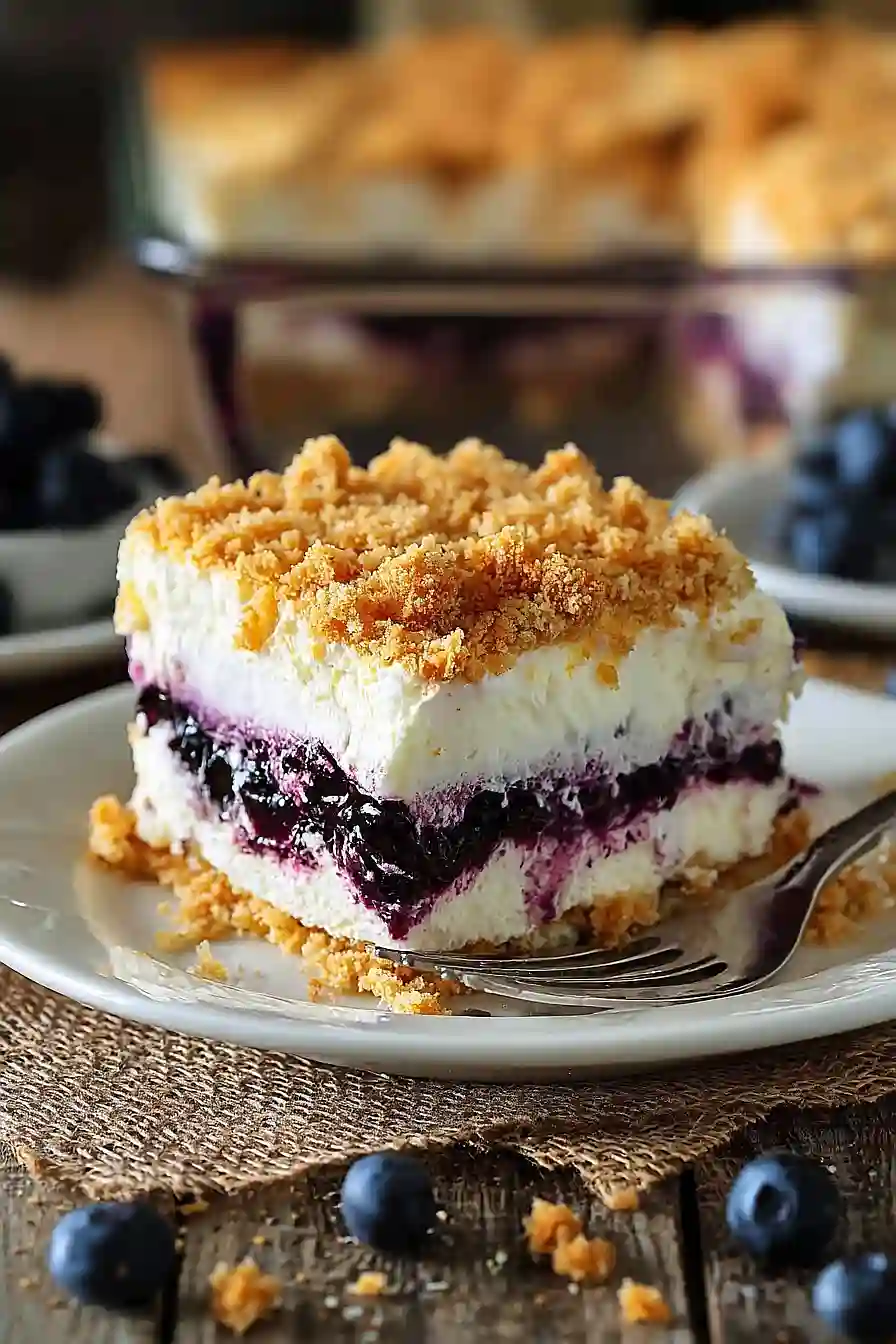 No-Bake Blueberry Cake