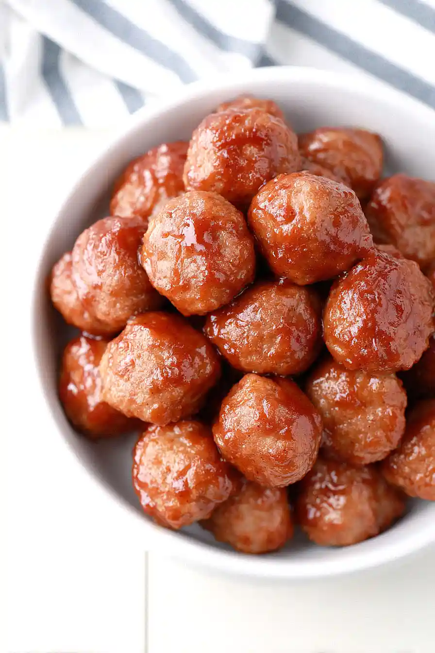 crockpot bbq meatballs 