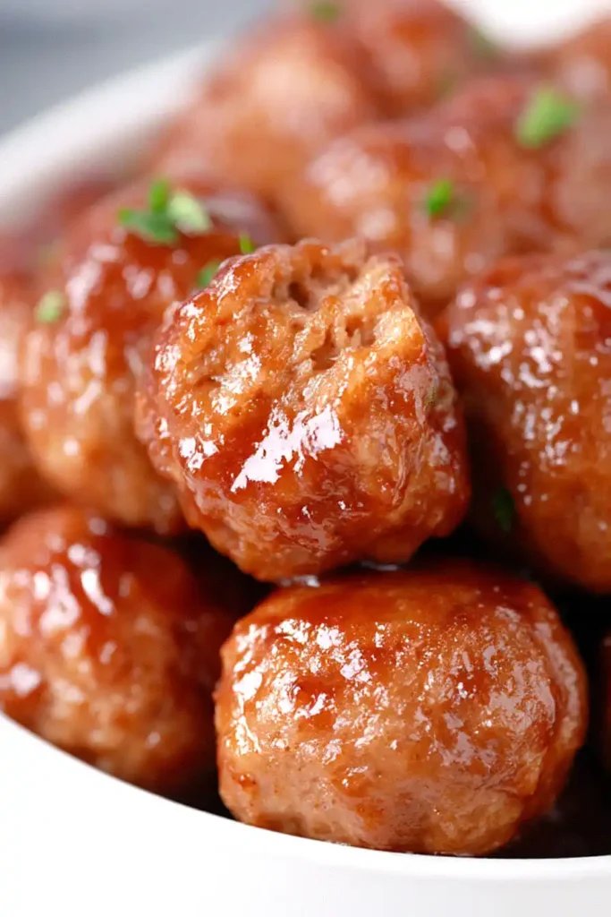 crockpot bbq meatballs