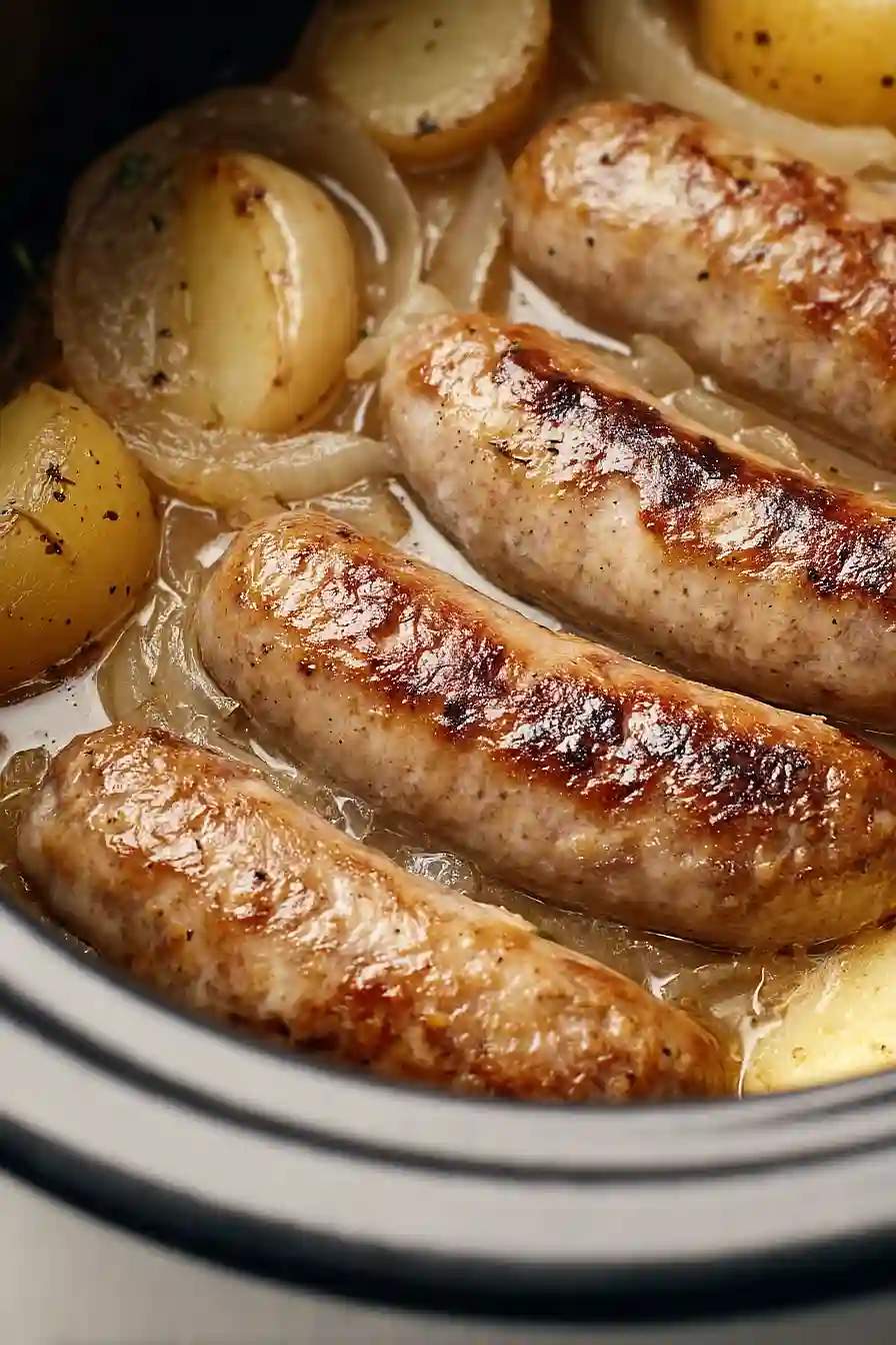 crockpot beer brats