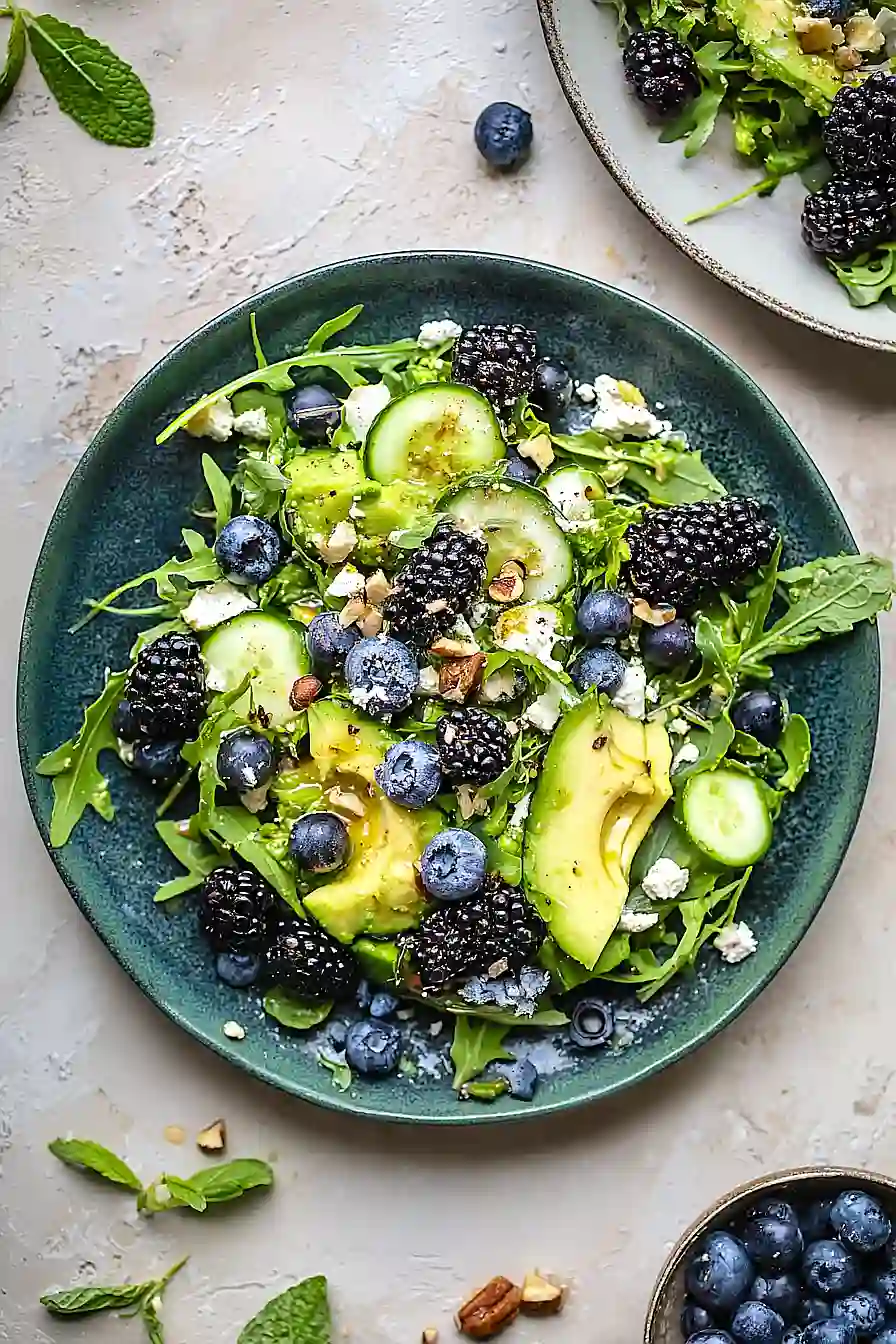 Blackberry, Avocado and Arugula Salad