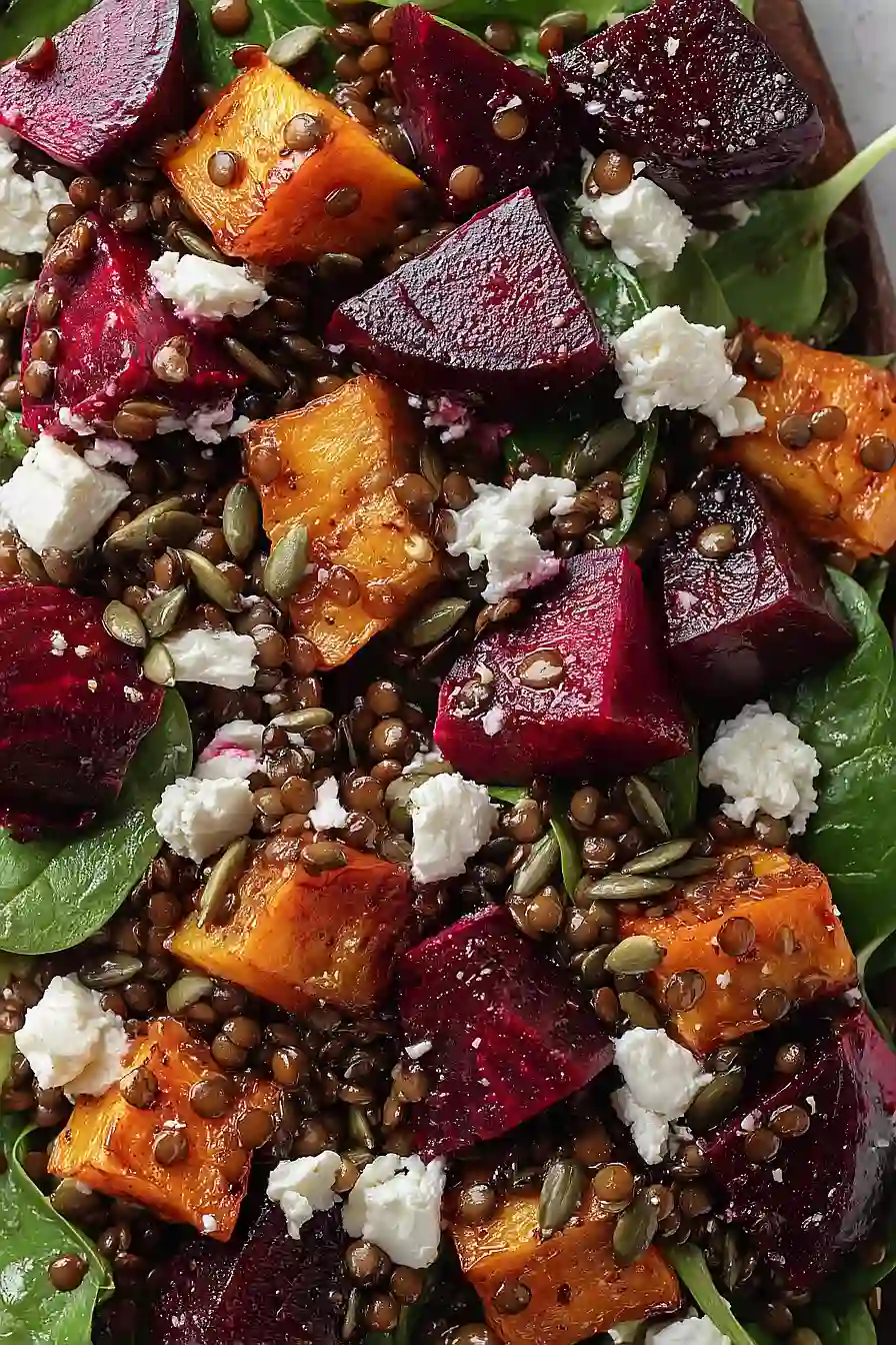Roasted Beetroot & Pumpkin Salad