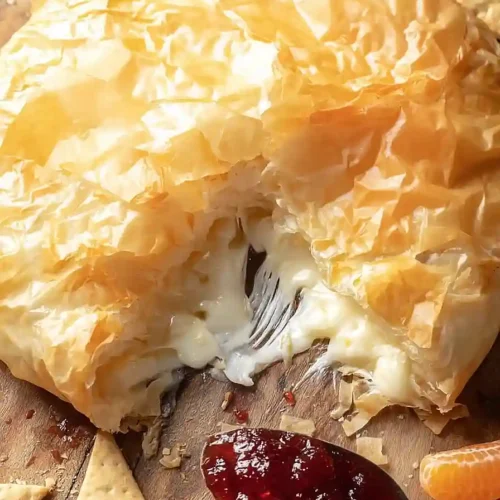 Baked Brie in Phyllo Dough
