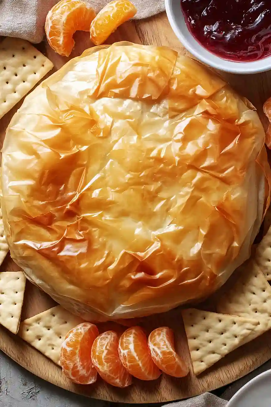 Baked Brie in Phyllo Dough