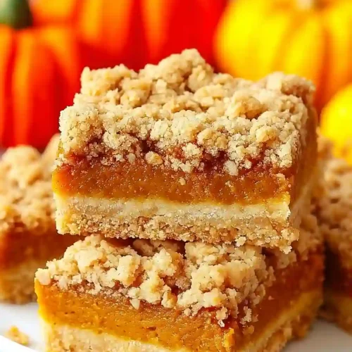 Pumpkin Pie Crumble Bars
