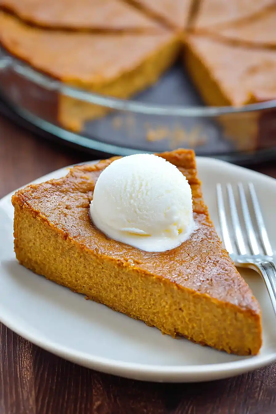 Crustless Pumpkin Pie