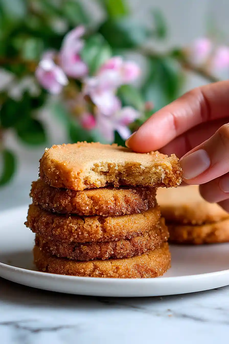 brown sugar shortbread cookies