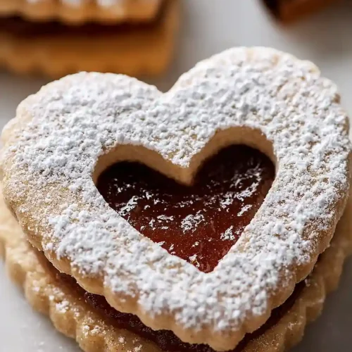 apple butter linzer cookies