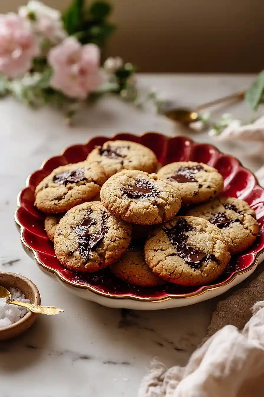 chocolate chip shortbread cookies