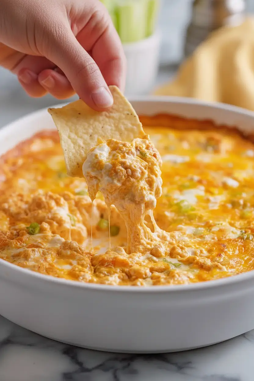 buffalo chicken dip with ground chicken