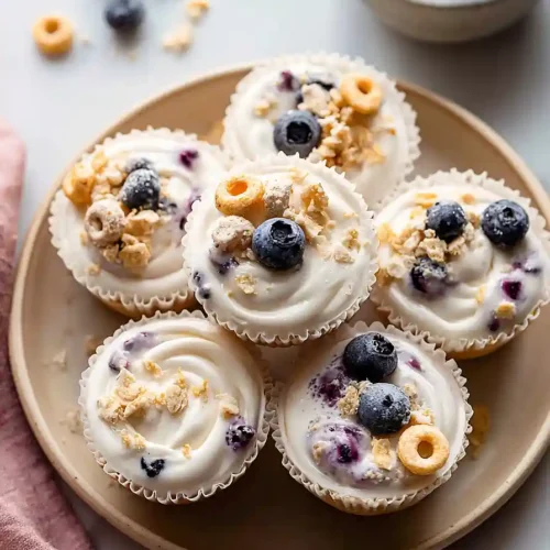 frozen yogurt bites with cheerios