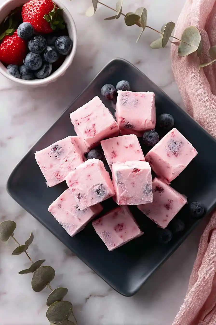 keto frozen yogurt bites