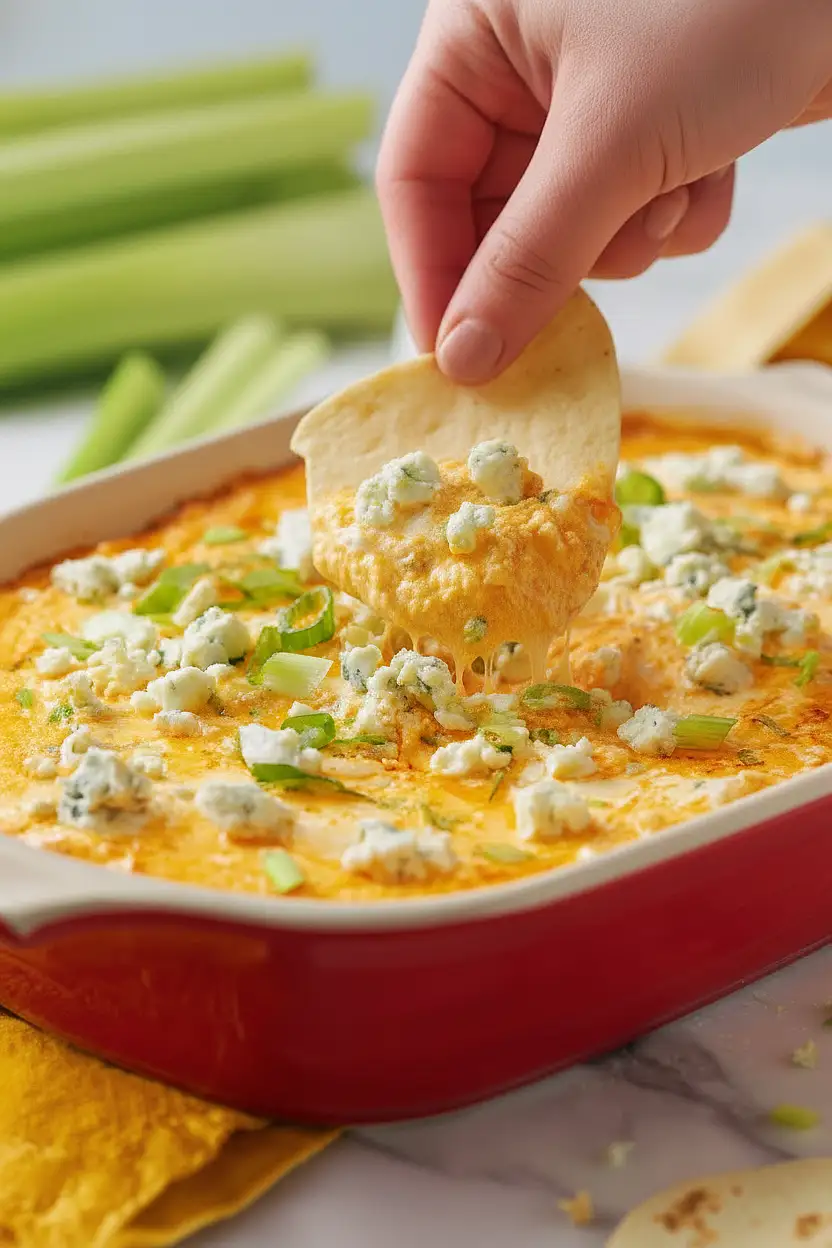 game day buffalo chicken dip