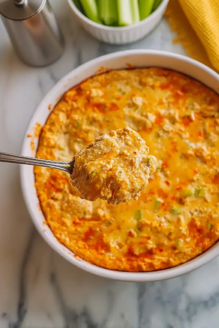 buffalo chicken dip with ground chicken
