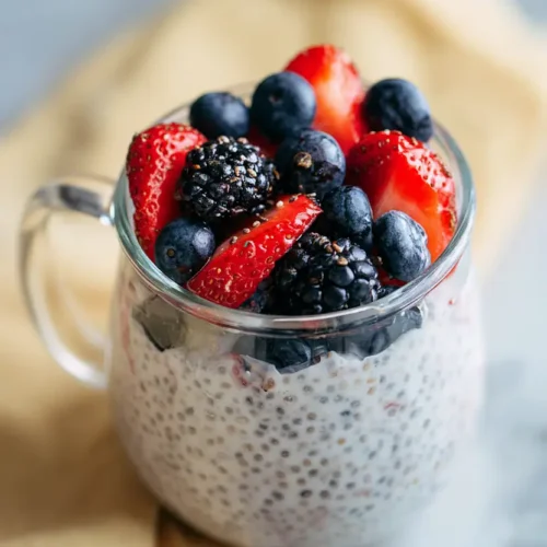 oat milk chia seed pudding