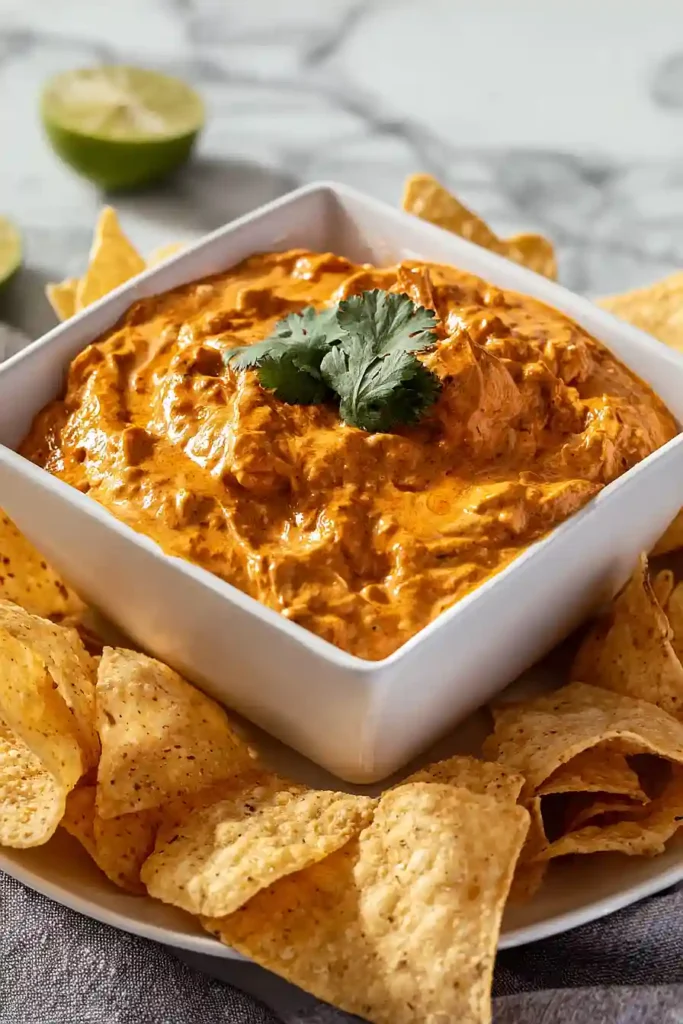 goat cheese buffalo chicken dip