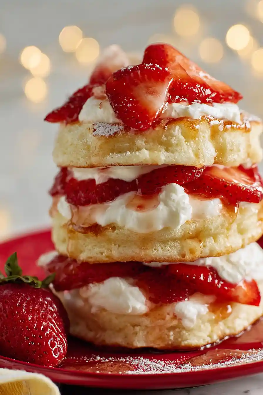 strawberry drop scones