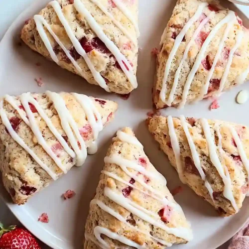 strawberry yogurt scones