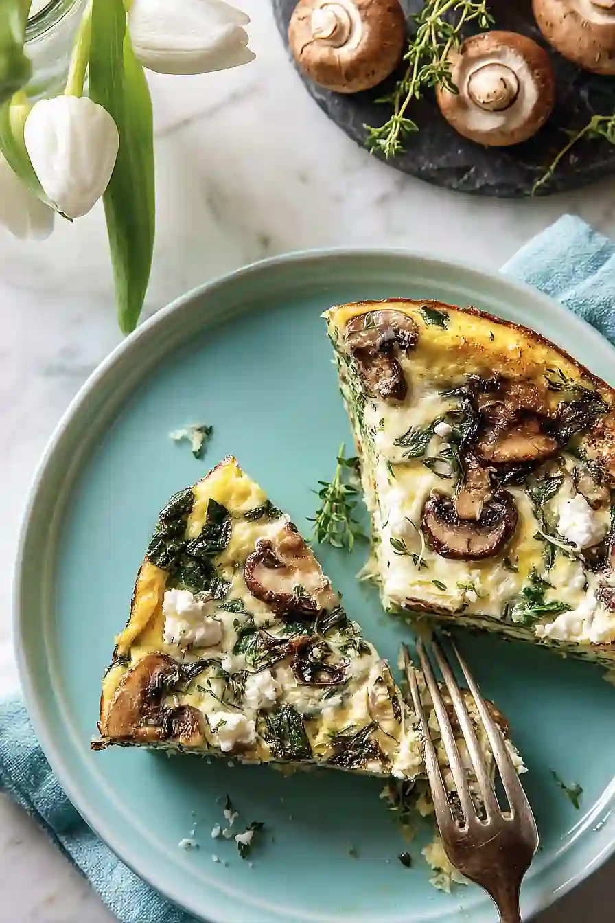 mushroom frittata