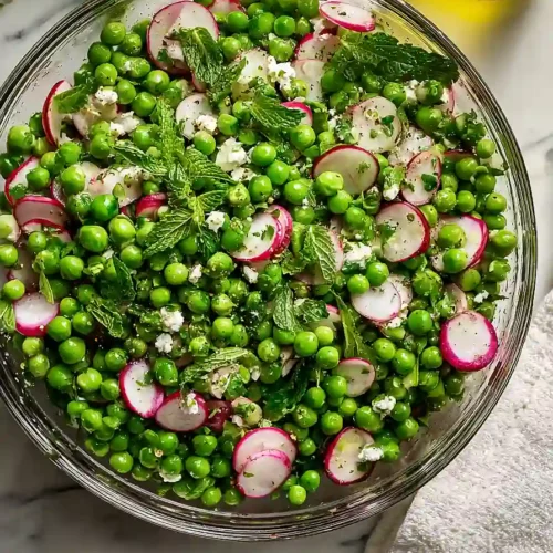 healthy pea salad