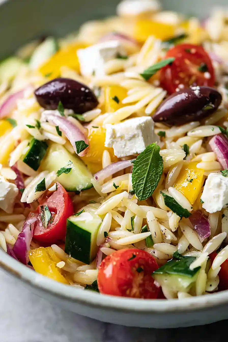 greek orzo pasta salad