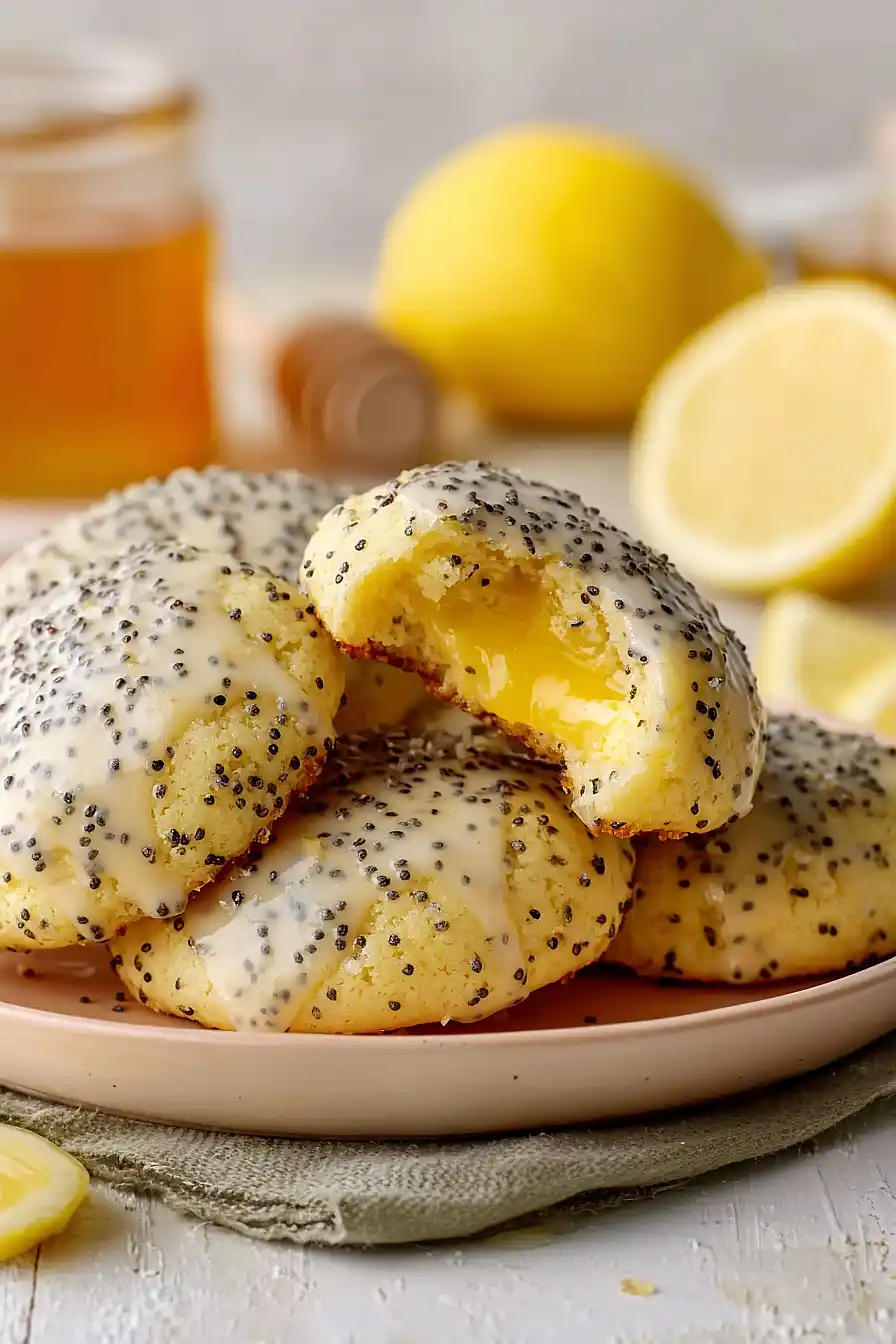 crumbl lemon poppy seed cookies