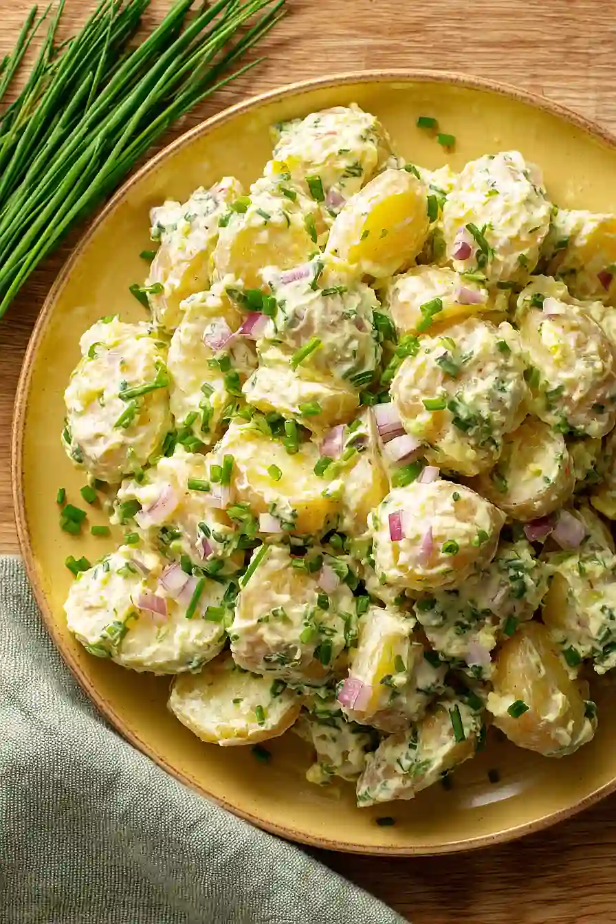 mustard potato salad for a crowd