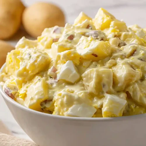 amish potato salad with cooked dressing