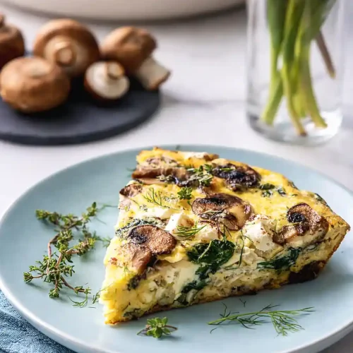 mushroom frittata