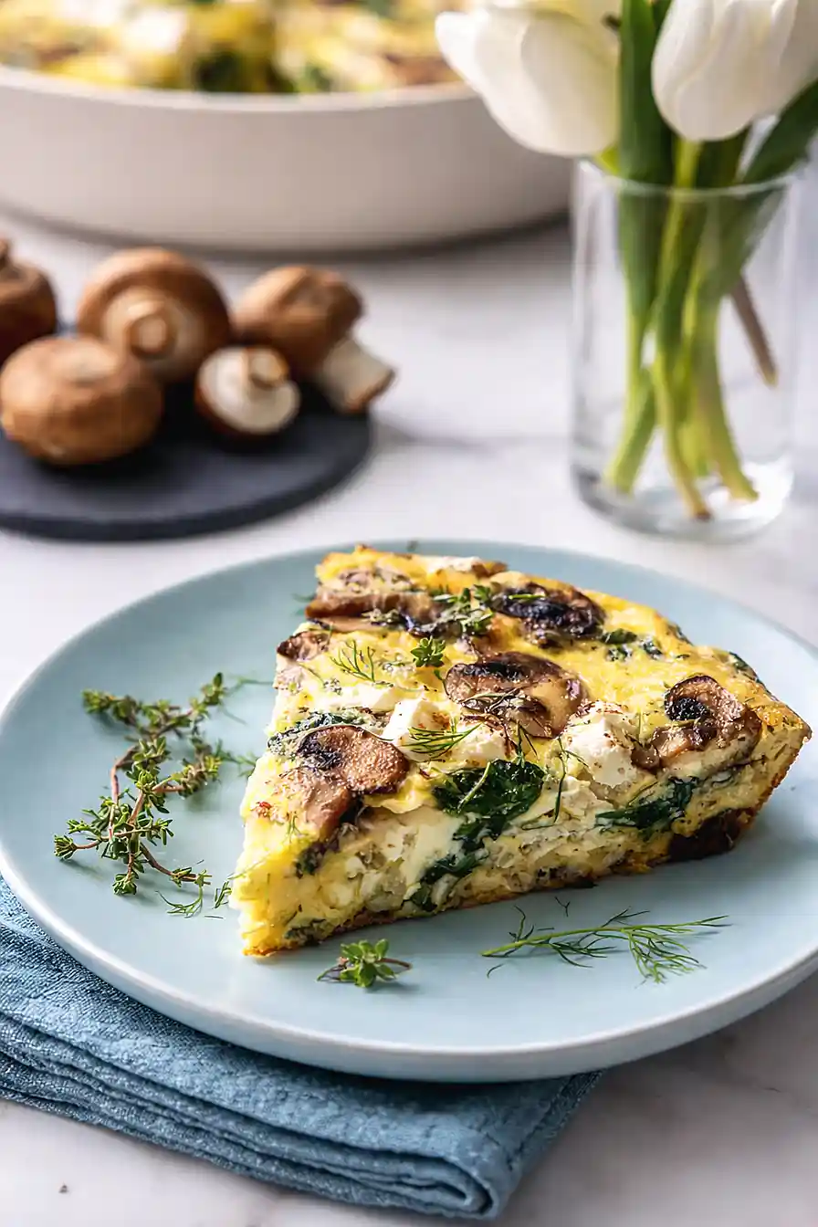 mushroom frittata