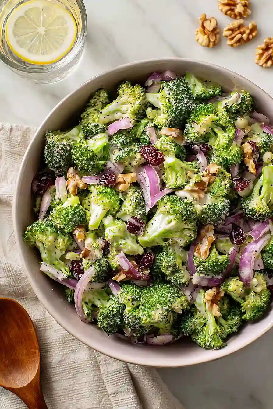 healthy broccoli salad