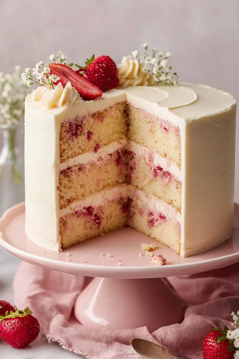 keto strawberry cake