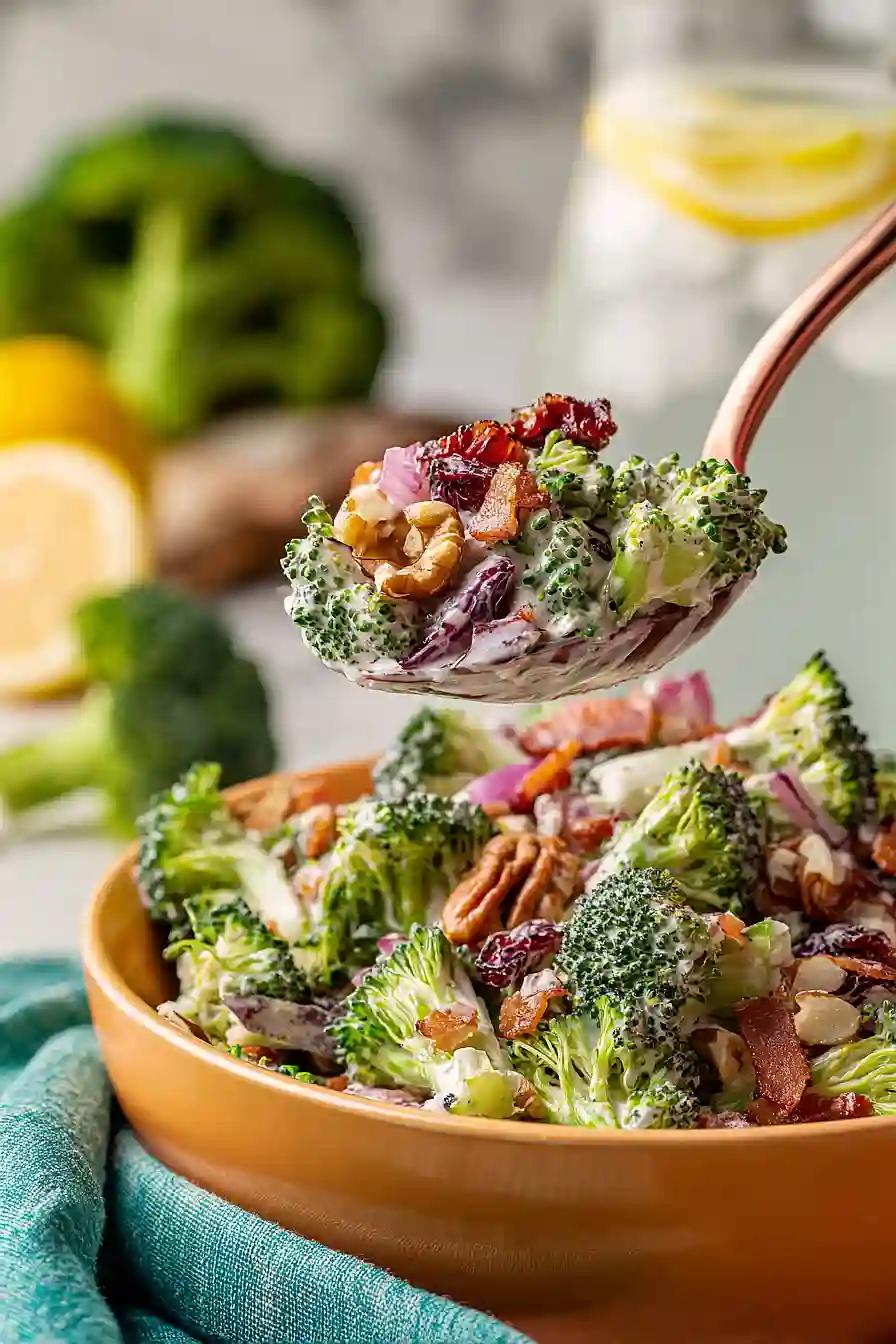 low carb broccoli salad