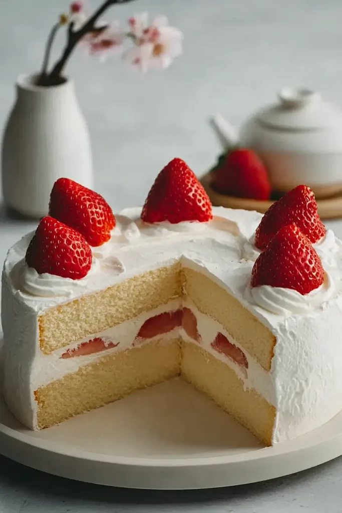 japanese strawberry cake