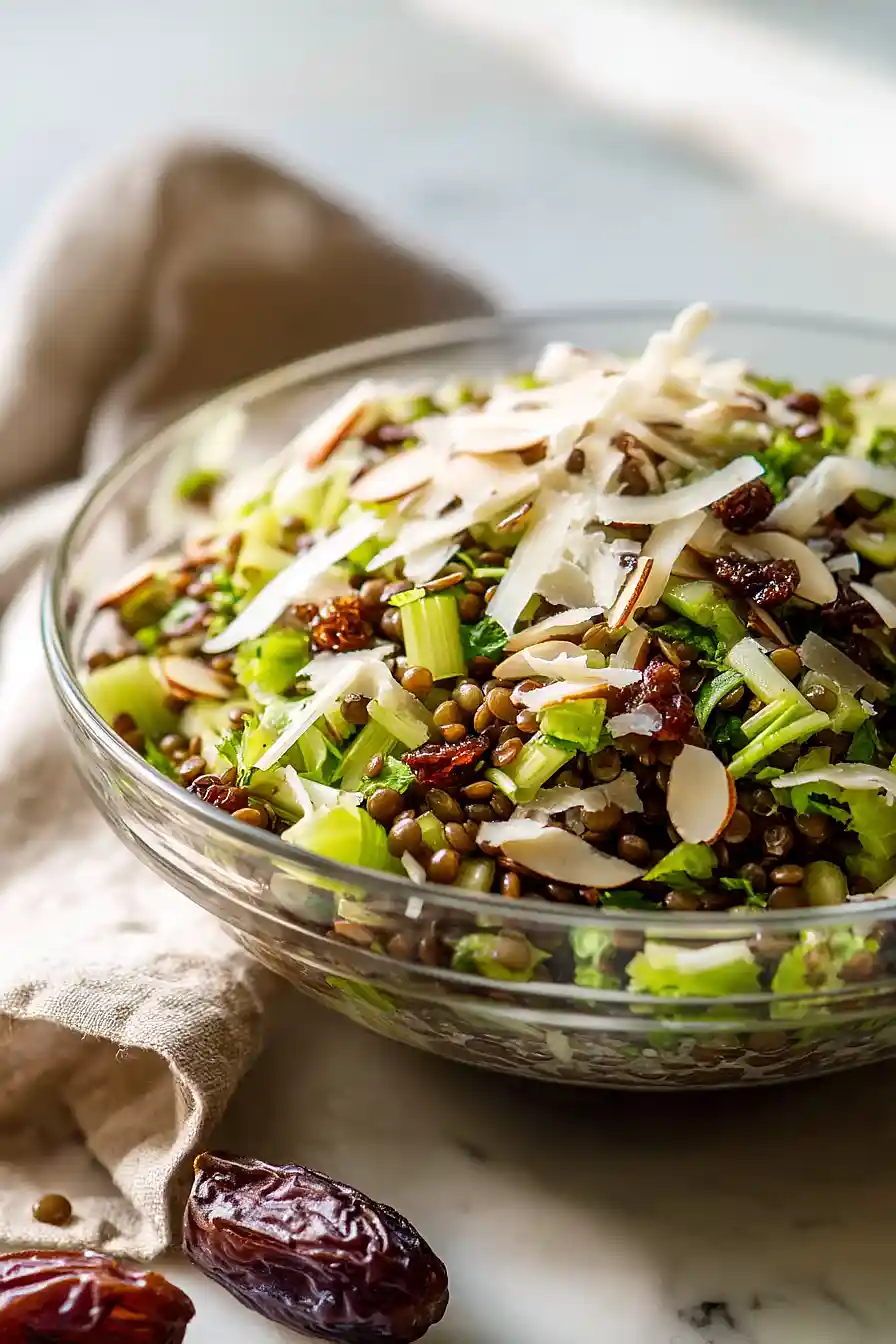 celery lentil salad