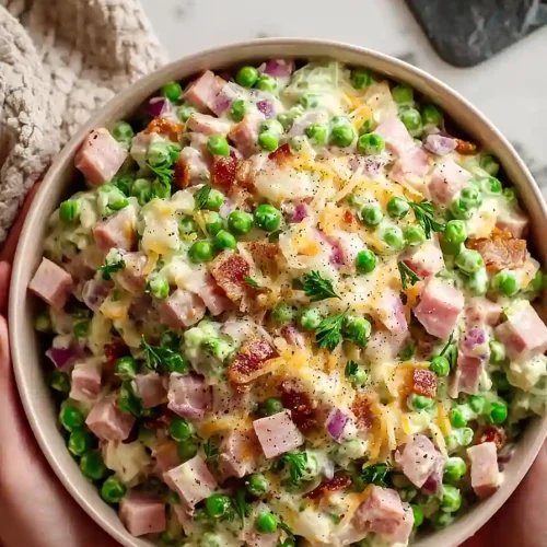 ham and pea salad
