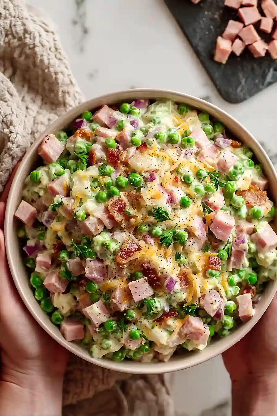 ham and pea salad