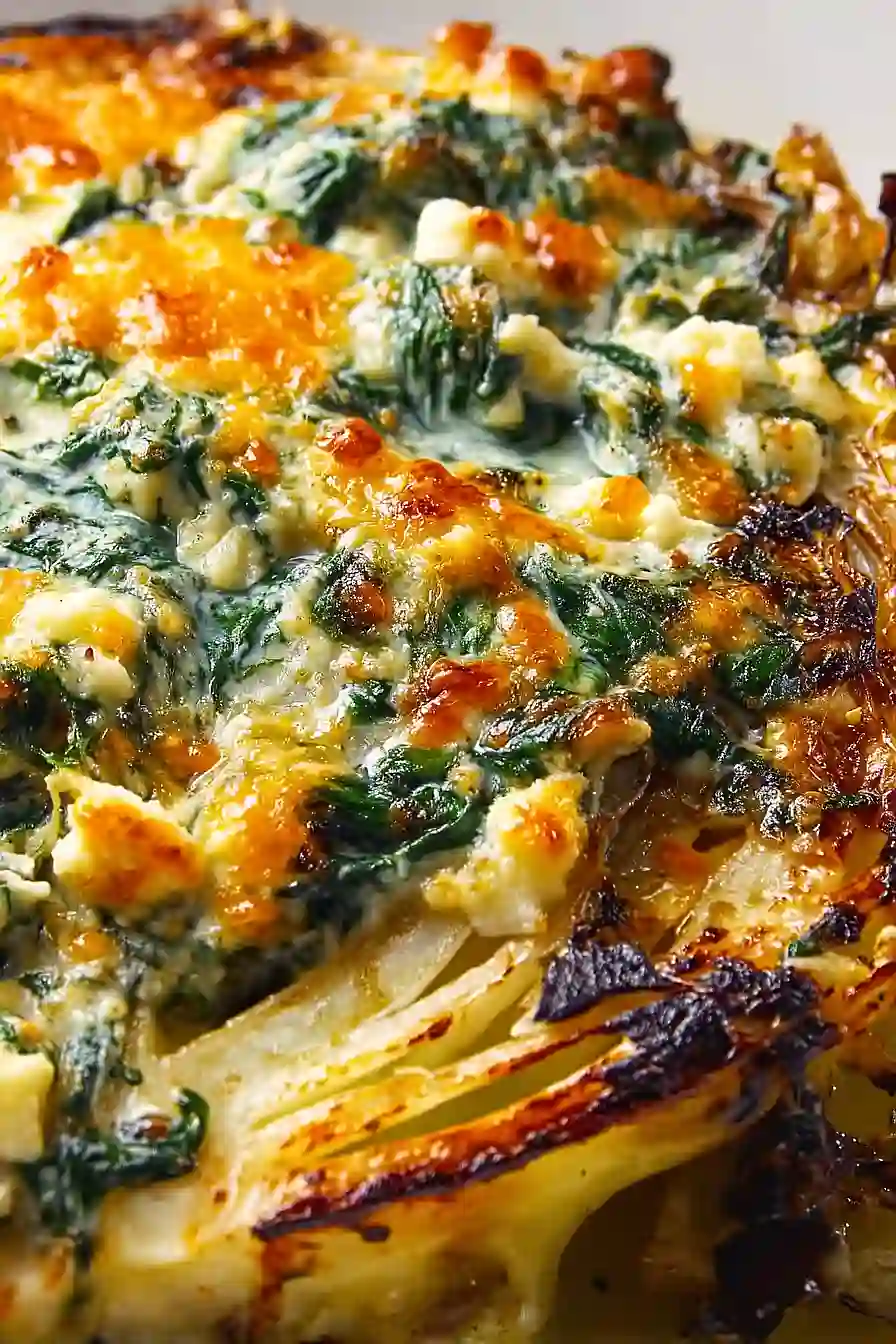 roasted cabbage-steak spanakopita melts