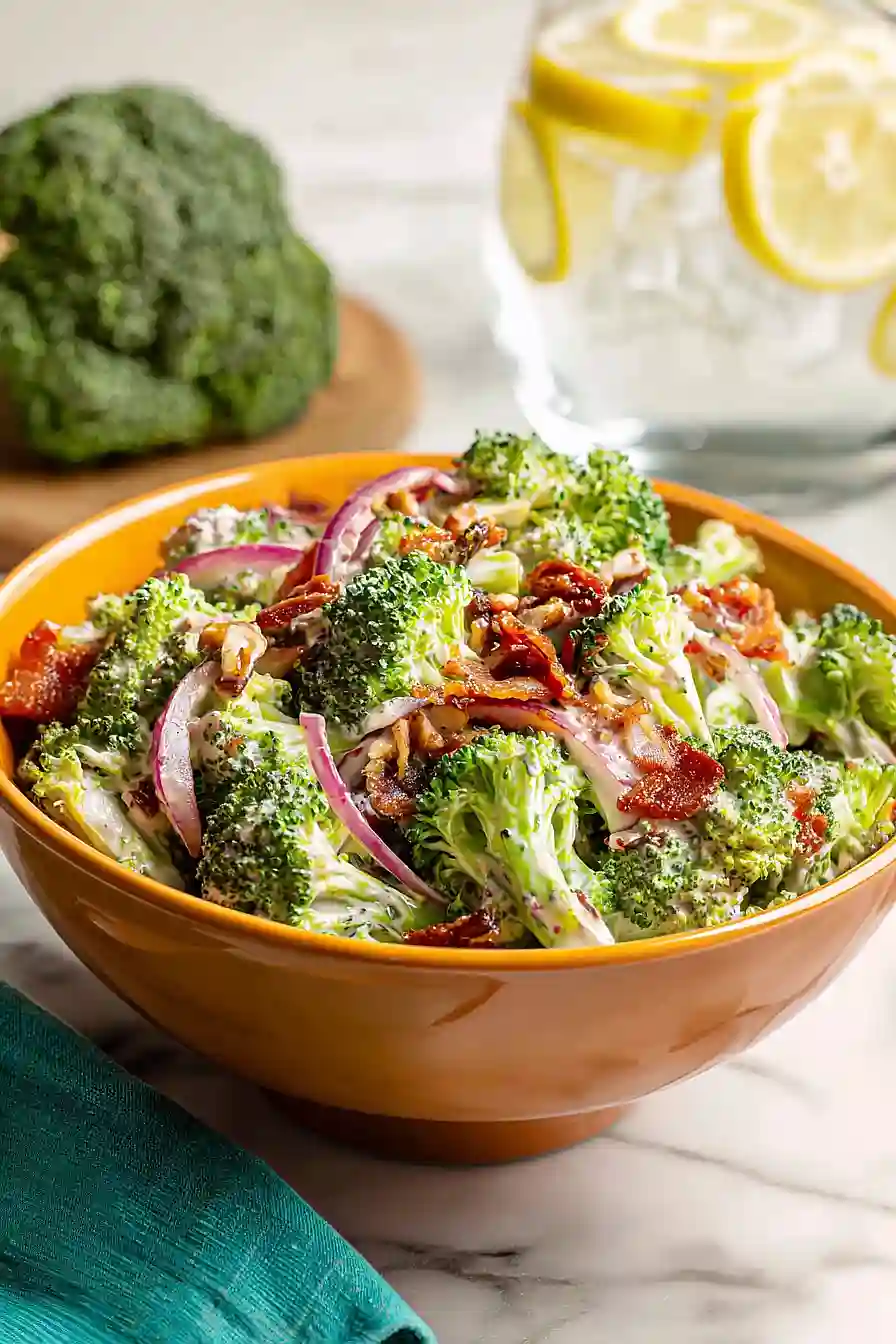 low carb broccoli salad