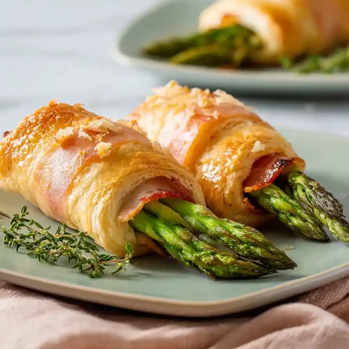 bacon wrapped puff pastry asparagus