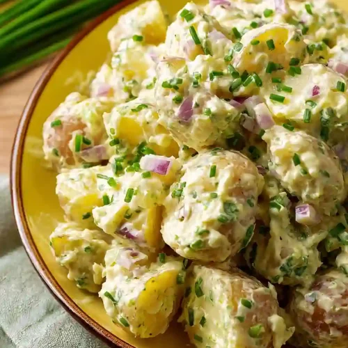 mustard potato salad for a crowd