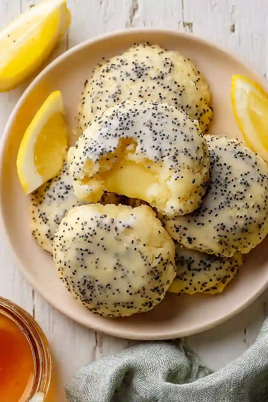 crumbl lemon poppy seed cookies
