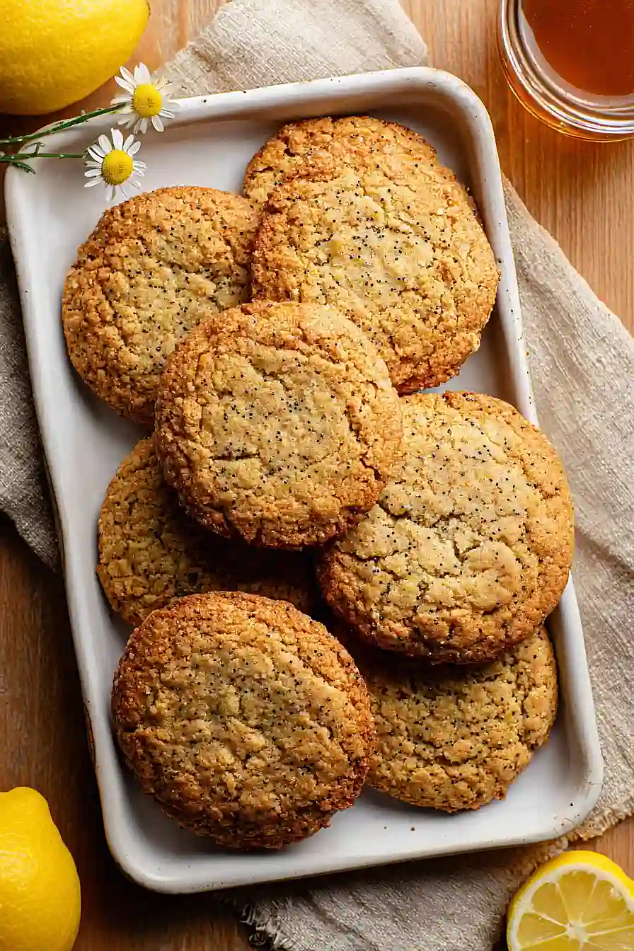 lemon poppy seed almond flour cookies