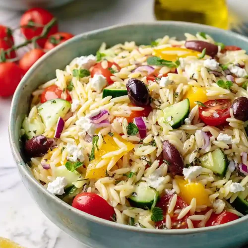 greek orzo pasta salad