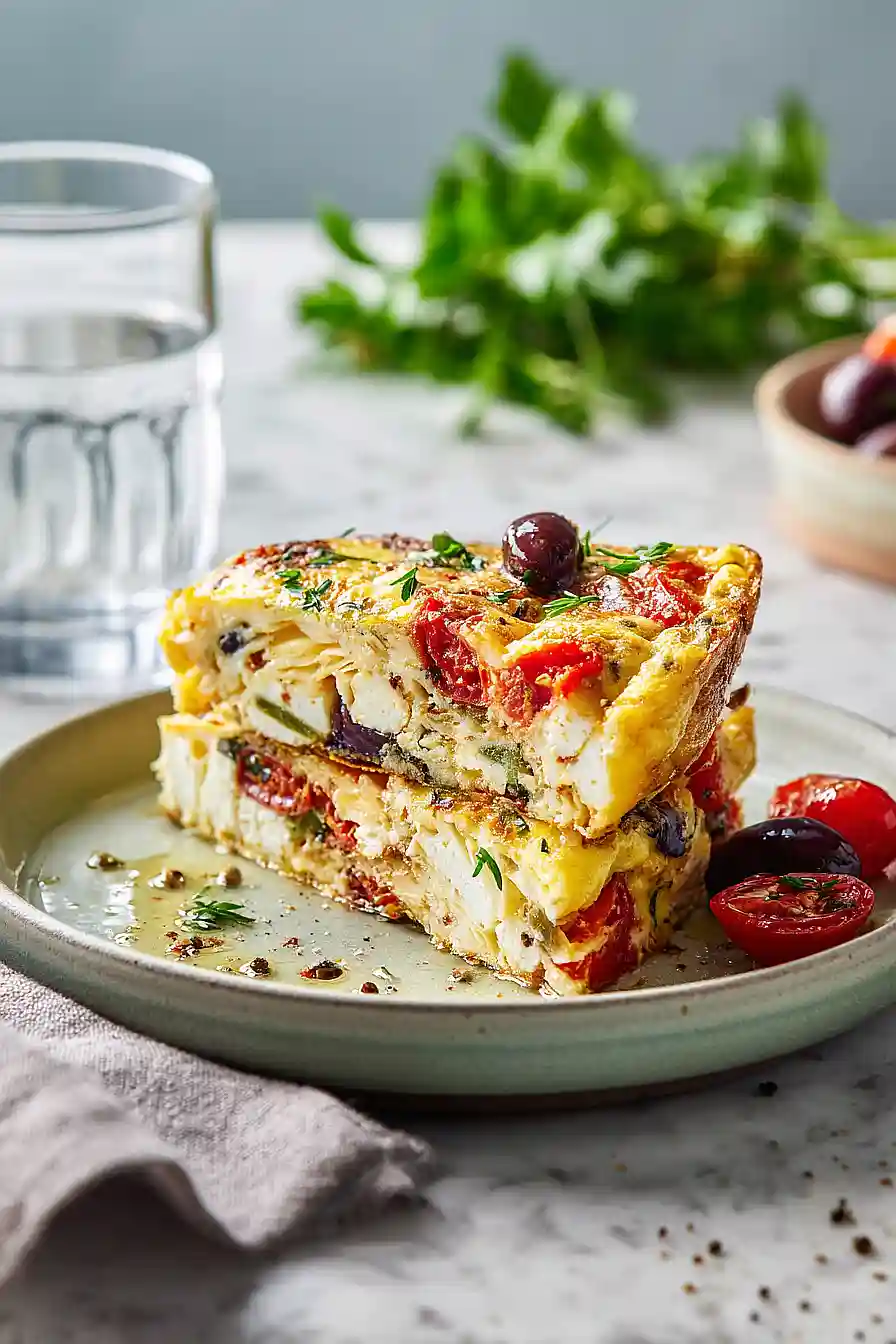 greek salad omelette