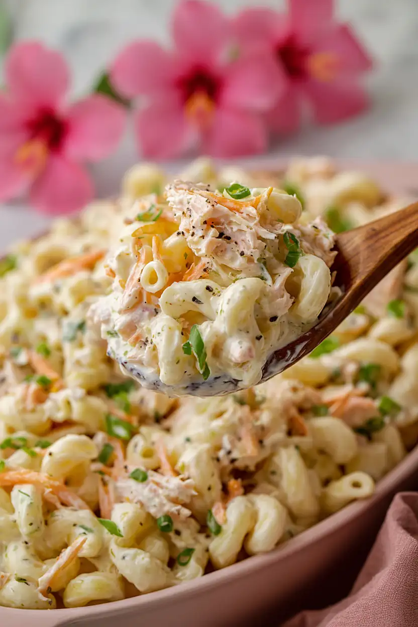hawaiian pasta salad with tuna