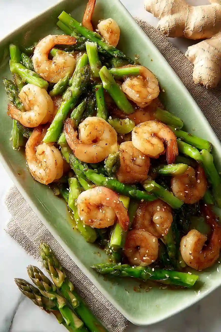 shrimp and asparagus stir fry